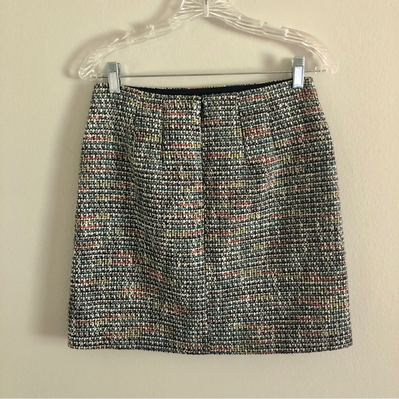 LOFT Multicolored Tweed Mini Skirt - Picture 2 of 9